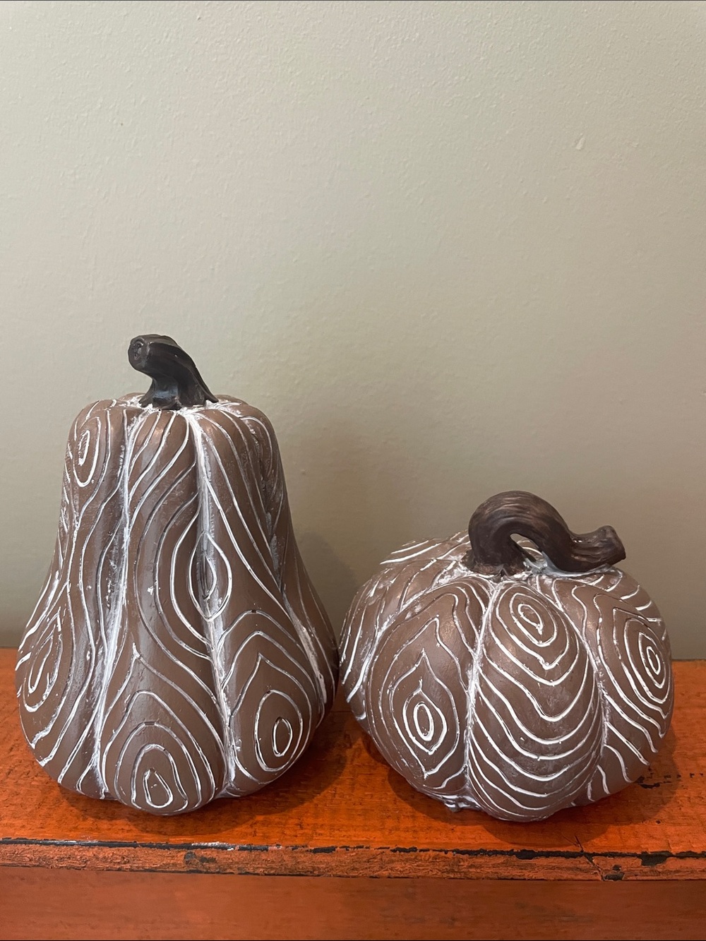 Brown ceramic Decorative Gourds- pumpkins  for Home decor